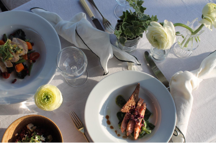 alfresco dinner